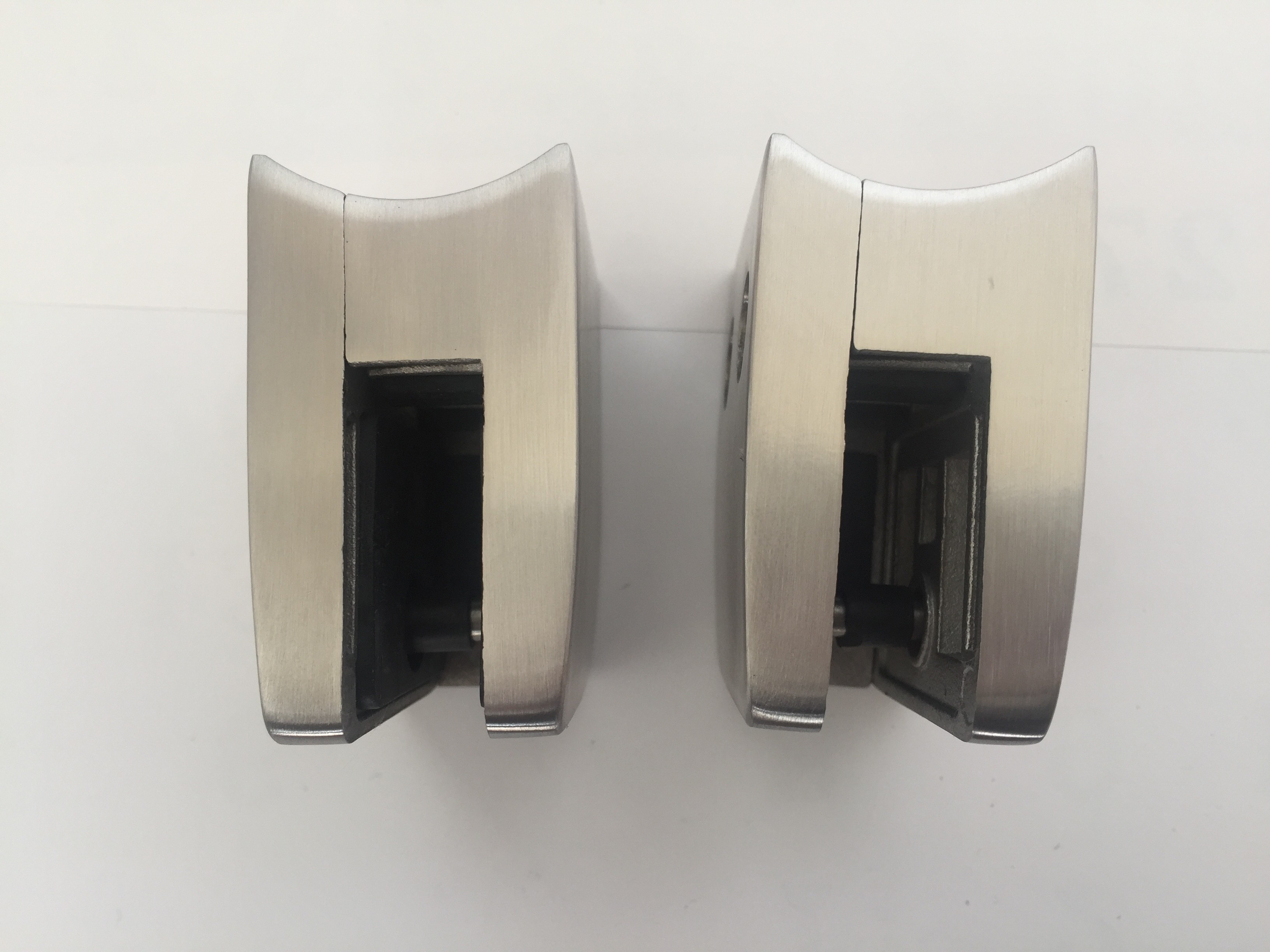 Özel Paslanmaz Çelik Cam Klipler Ayna Cilalı / Saten Bitmiş ISO 9001